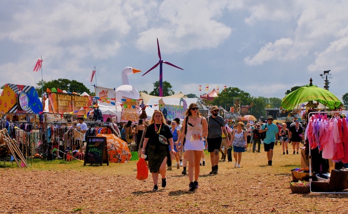 Octopus Energy's 'Gusty Spinfield' at Glastonbury Festival | Credit: Octopus Octopus Energy's 'Gusty Spinfield' at Glastonbury Festival | Credit: Octopus