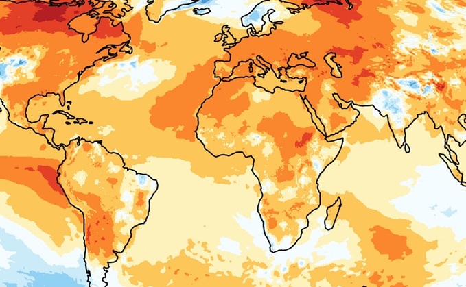 Excerpt from the surface air temperature anomaly image for 2023 shown below. Data source: ERA5. Credit: C3S/ECMWF Excerpt from the surface air temperature anomaly image for 2023 shown below. Data source: ERA5. Credit: C3S/ECMWF