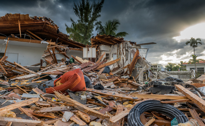 A house destroyed by a hurricane in Florida | Credit: iStock A house destroyed by a hurricane in Florida | Credit: iStock
