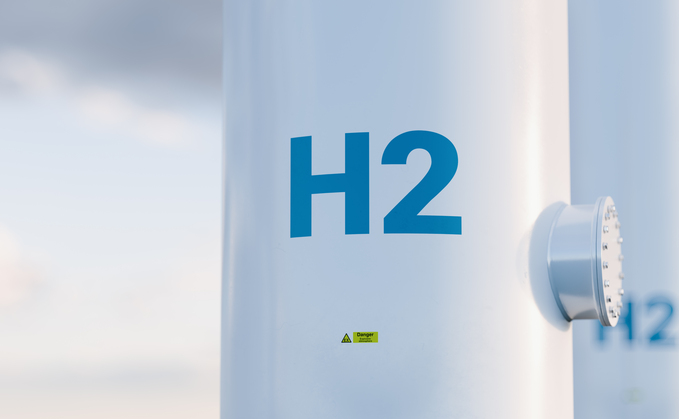 A 3D rendering of a hydrogen storage tank | Credit: iStock A 3D rendering of a hydrogen storage tank | Credit: iStock